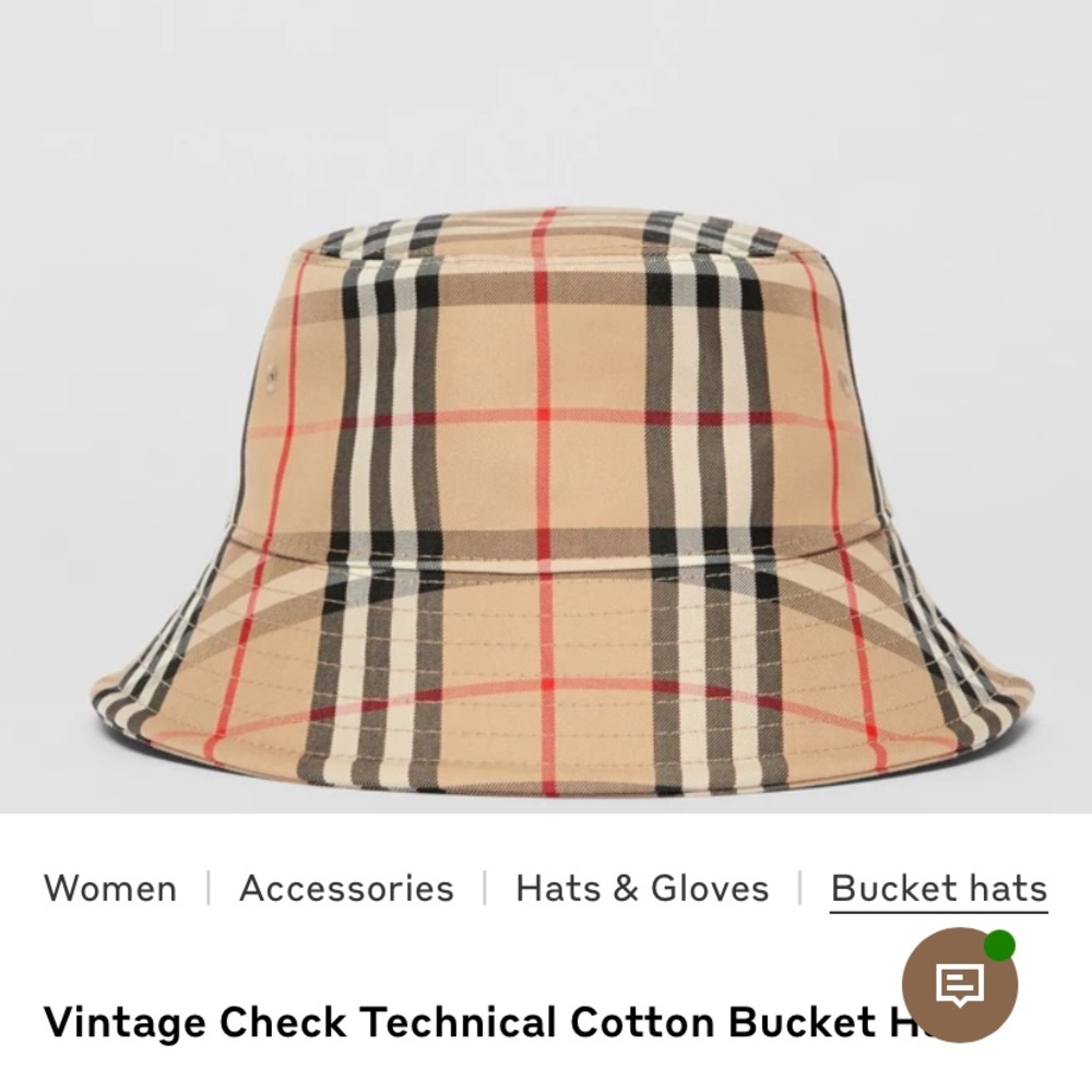 burberry vintage bucket hat
